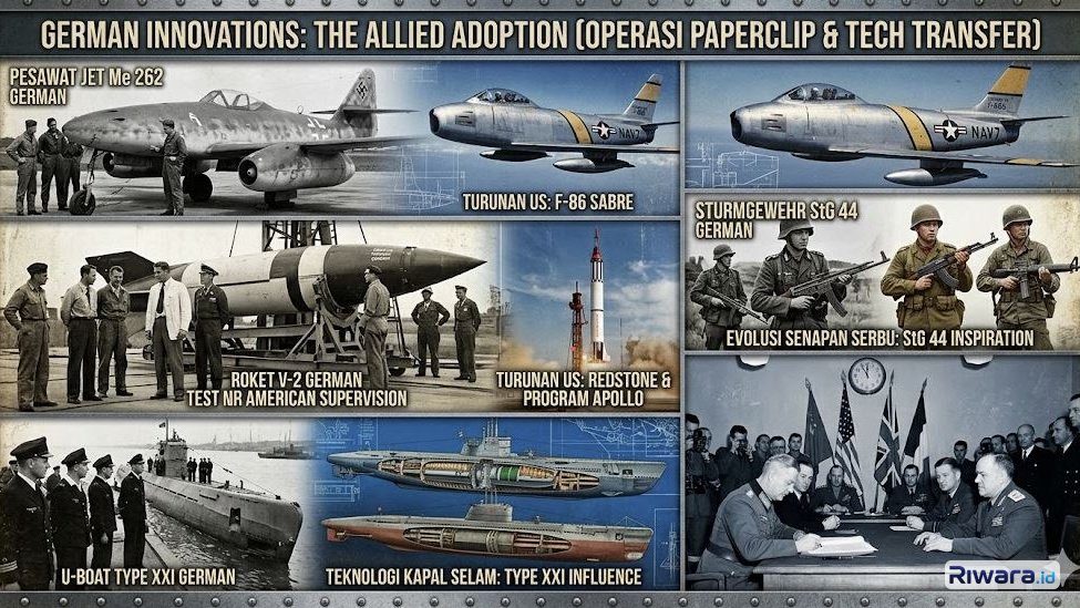 Teknologi militer Jerman era PD II dibuat dengan bantuan Gemini AI